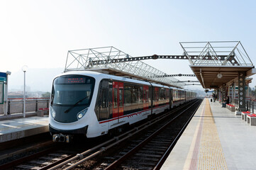 Obraz premium railway station, train station, metro station