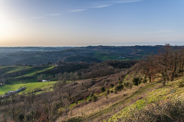 Yssandon (Corrèze, France) - Panorama depuis le vieux bourg sur l'Yssandonnais © PhilippeGraillePhoto