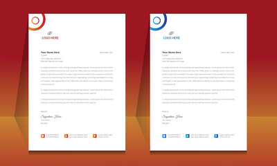 Letterhead format template, business style letterhead design template. Company letterhead template designs. Letterhead, Template.
