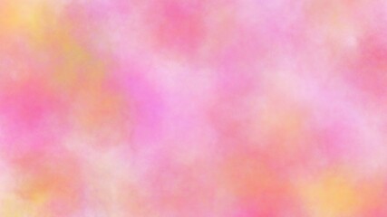 Abstract Pink and yellow water color texture background . Colorful smooth illustration