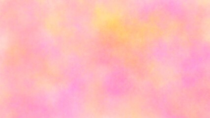 Abstract Pink and yellow water color texture background . Colorful smooth illustration