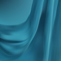 Color Satin Silky Cloth Fabric Textile Drape with Crease Wavy Folds background.With soft waves and,waving in the wind Texture of crumpled paper. object ,illustration. eps 10