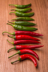 background with hot pepper. different varieties of pepper - chili, green, Bulgarian. spicy.