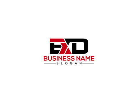 Letter EXD Logo Icon Design For New Business
