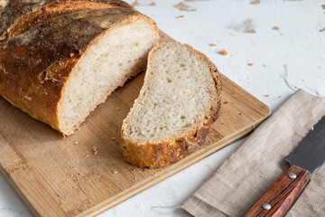 Homemade bread French tradition recipe
