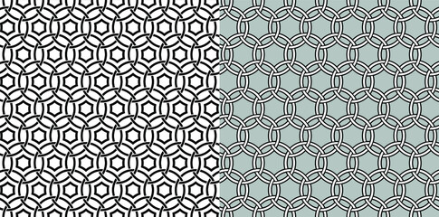  seamless patterns set