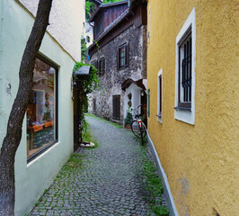 Calle de algun pueblo en Austria.
