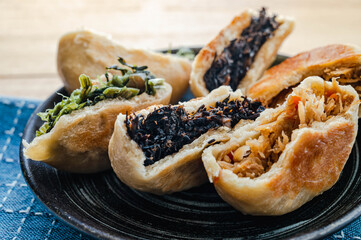 おやき　野沢菜　ひじき　切り干し大根