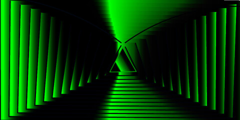 abstract 3d tunnel