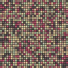 Abstract Geometric Pattern generative computational art illustration