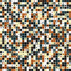 Abstract Geometric Pattern generative computational art illustration