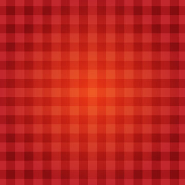 Tablecloth red squares italian and fast food concept background vector