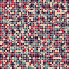 Fototapeta premium Abstract Geometric Pattern generative computational art illustration