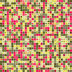 Abstract Geometric Pattern generative computational art illustration