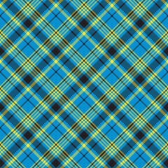 Plaid seamless pattern. Vector background of textile ornament. Flat fabric design.