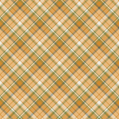 Plaid seamless pattern. Vector background of textile ornament. Flat fabric design.