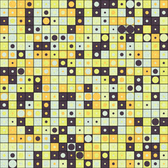 Abstract Geometric Pattern generative computational art illustration