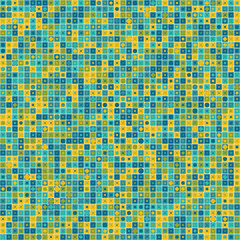 Abstract Geometric Pattern generative computational art illustration