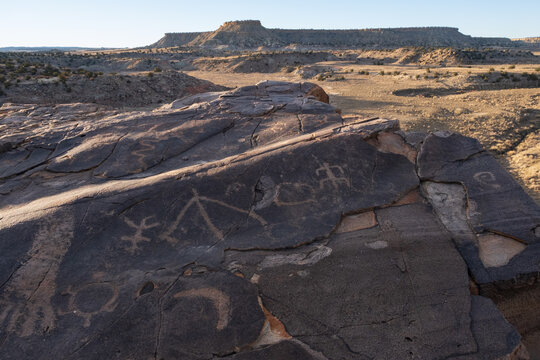 Petroglyphs In Northern New Mexico.