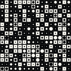 Abstract Geometric Pattern generative computational art illustration