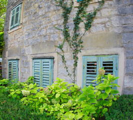 Fototapeta na wymiar Touristic view of the resort of Rovinj, Istrian Peninsula, Croatia, Europe