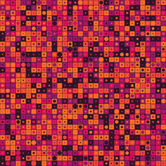 Abstract Geometric Pattern generative computational art illustration