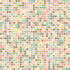 Abstract Geometric Pattern generative computational art illustration