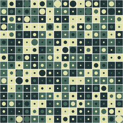 Abstract Geometric Pattern generative computational art illustration