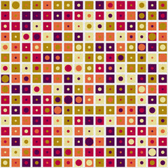 Abstract Geometric Pattern generative computational art illustration