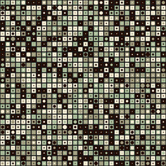 Abstract Geometric Pattern generative computational art illustration