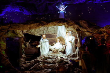 Nativity scene - obrazy, fototapety, plakaty