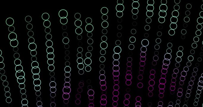 Circle pattern background. Warm colors with blinking circles fading each other.
Optical art vintage from 80's and 90's