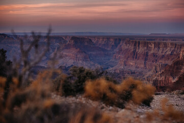 sunrise over the grand canyon