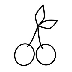 Outline pizza isolated on white background. Coloring page.