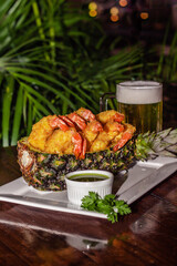 Abacaxi com camar&atilde;o