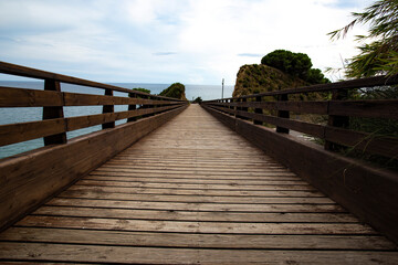 Obraz premium wooden bridge 