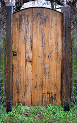 wooden doors; alice in the edge