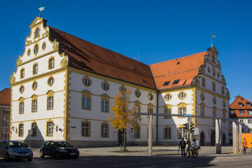 kempten old center main square bavaria