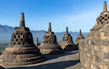 Temple de Borobudur, Indonésie