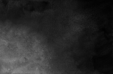 白黒の水彩の筆の跡、背景素材、テクスチャ