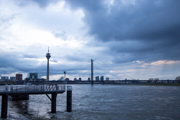 D&uuml;sseldorf Skyline at Dusk