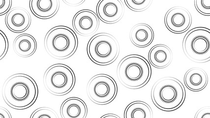 Kiwi sliced ​​fruit seamless pattern. illustration. Design for textile, poster, banner