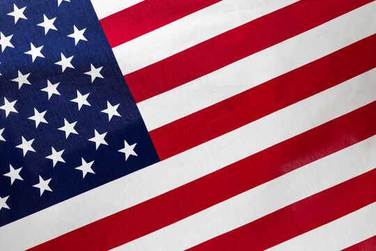 Flat American Flag Background
