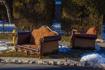 Abandoned chairs