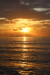 Fototapeta premium sunset over the sea