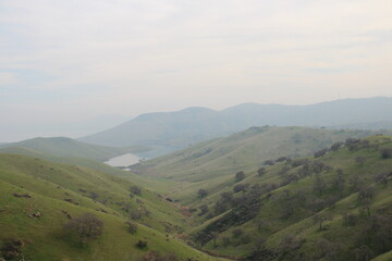 Obraz premium Foggy valley.