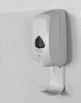 Automatic Hand Sanitizer On The Wall