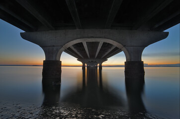 Under bridge night shot