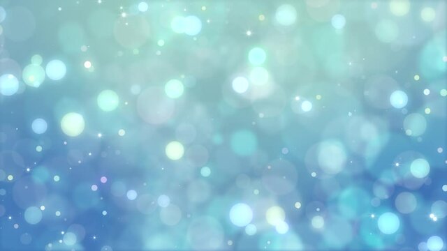  Glittering blue abstract particle 4K quality loop background material.