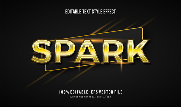 Modern Editable text style effect . Vector File Editable  
